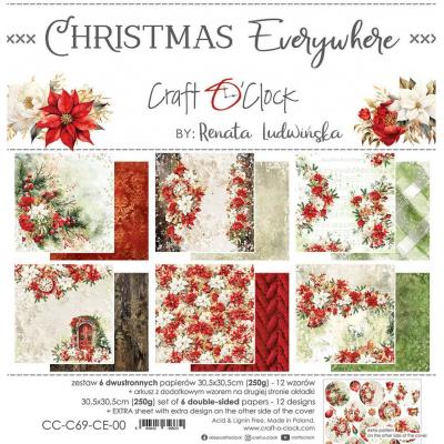 Craft O'Clock Christmas Everywhere - Paper Set