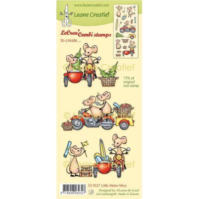 Leane Creatief LeCreaDesign Stempel - Little Motor Mice