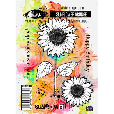 Visible Image Stempel - Sunflower Grunge