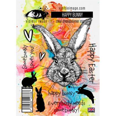 Visible Image Stempel - Happy Bunny