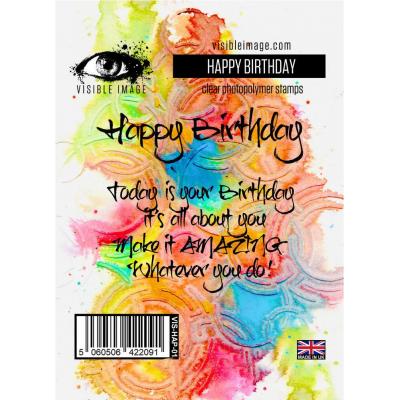 Visible Image Stempel - Happy Birthday