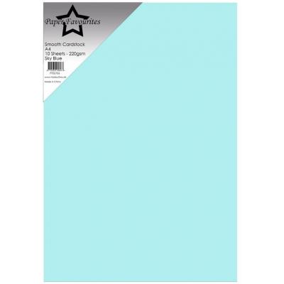 Paper Favourites Smooth Cardstock - Sky Blue