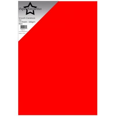 Paper Favourites Smooth Cardstock - Red