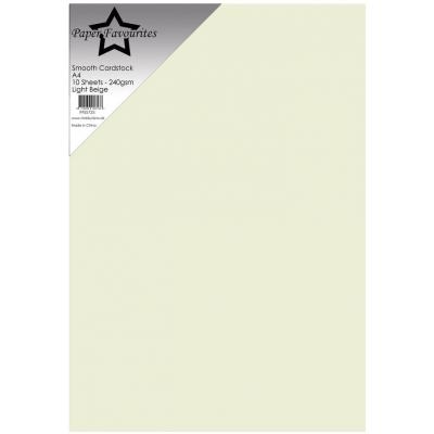 Paper Favourites Smooth Cardstock - Light Beige