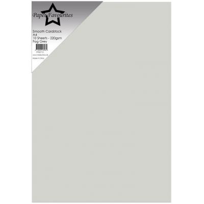 Paper Favourites Smooth Cardstock - Fog Grey