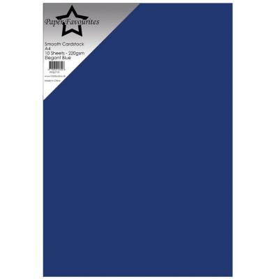 Paper Favourites Smooth Cardstock - Elegant Blue