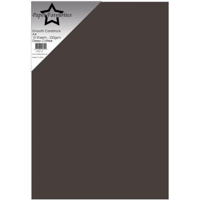 Paper Favourites Smooth Cardstock - Deep Coffee