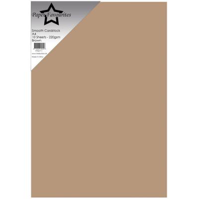 Paper Favourites Smooth Cardstock - Brown