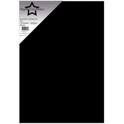 Paper Favourites Smooth Cardstock - Black