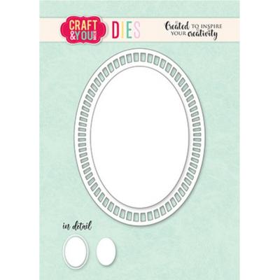 Craft & You Design Cutting Dies -  Oval Doily