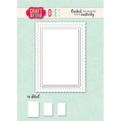 Craft & You Design Cutting Dies - ATC Biscuit Frame