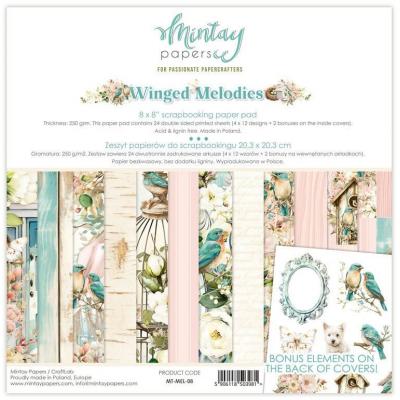 Mintay Papers Winged Melodies - Scrapbooking Paper Set