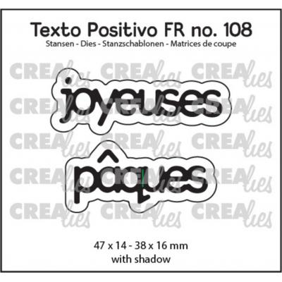 Crealies Cutting Dies - Joyeuses Pâques (FR)