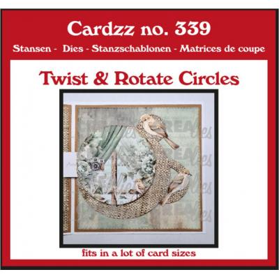 Crealies Cardzz Dies - Twist & Rotate Circles