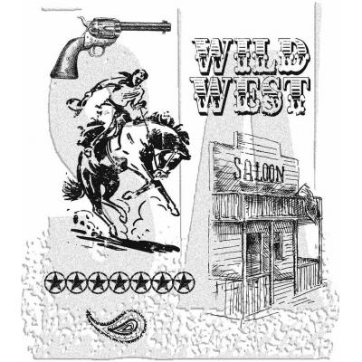 Stampers Anonymous Tim Holtz Stempel -  Wild West