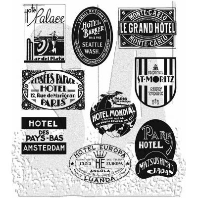 Stampers Anonymous Tim Holtz Stempel - Travel Labels