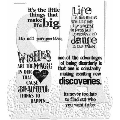 Stampers Anonymous Tim Holtz Stempel - Good Thoughts