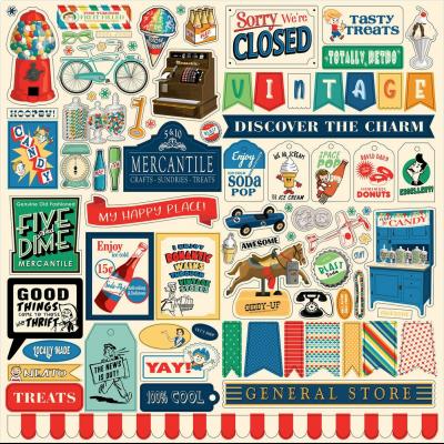 Carta Bella Mercantile - Element Sticker