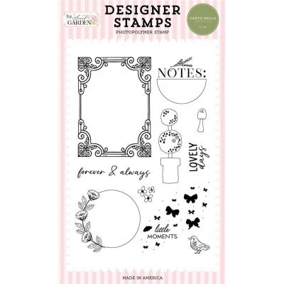 Carta Bella Secret Garden Stempel - Little Moments