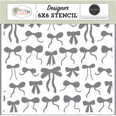 Carta Bella That's My Girl Stencil - The Best Bows