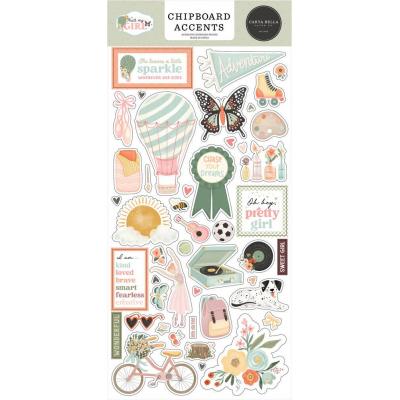 Carta Bella That's My Girl - Chipboard Accents