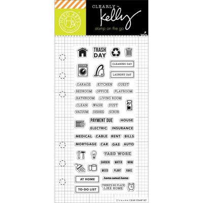 Kelly Purkey Clear Stamps Home Planner Kreativbunt
