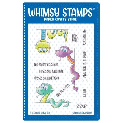 Whimsy Stamps Stempel - Sassy Snakes