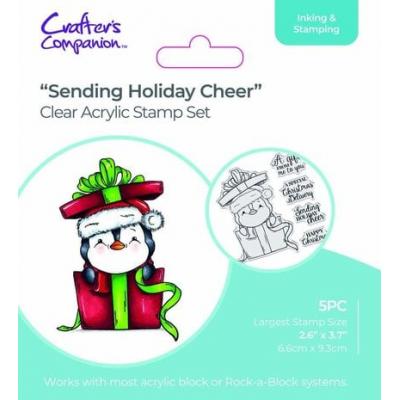 Crafter's Companion Stempel - Sending Holiday Cheer